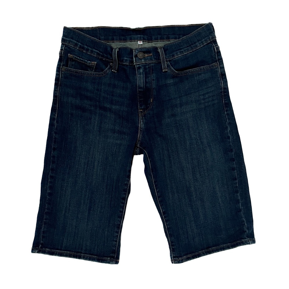 Levi’s Dark Wash Bermuda Shorts